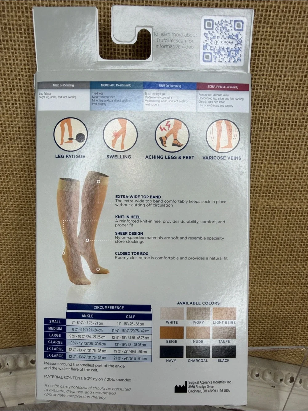 Truform Lites Ladies' Sheer Knee Highs - Nude